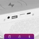Настільна смарт лампа нічник з бездротовою зарядкою та Bluetooth-колонкою G-SmartLED RGB Night Light КР-3401 - зображення 9