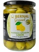 Оливки зеленые испанские Мансанилья Bernal Gourmet Aceitunas rellenas de limon фаршированные лимонной пастой 436 г - изображение 1
