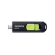 Flash Adata USB 3.2 Gen1 UC300 Type-C 256Gb Black/Green (ACHO-UC300-256G-RBK/GN) - изображение 1