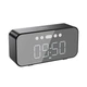 Колонка портативная XO F41 Mirror Clock Bluetooth FM с черными часами - изображение 1