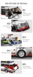 Конструктор дитячий машина MOULD KING «Автомобіль мисливці за привидами " Cadillac ECTO-1 білий 603 деталі (10021) - зображення 8