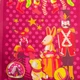 Ткань полотенечная вафельная Merry Christmas, 150 см, 160 гр/м2, вишневая м.п. - изображение 4