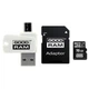 Карта пам'яті GoodRam MicroSDHC 16GB UHS-I Class 10 + SD-adapter + OTG Card reader (M1A4-0160R12) - зображення 1