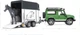 Игрушка Bruder Джип Land Rover Defender с прицепом и лошадкой M1:16 (02592) - изображение 3