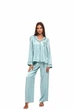 Піжама Victoria's Secret Long Pajama Set Victoria's Secret бірюзова преміум серія розмір M - зображення 1