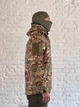 Куртка тактична тришарова утеплена SoftShell осінь/зима мультикам L (50) - изображение 5