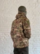 Куртка тактична тришарова утеплена SoftShell осінь/зима мультикам L (50) - изображение 7