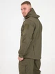 Чоловіча тактична куртка Eagle Soft Shell JA-23 на флісі M Green Olive (JDT-0845330) - зображення 10