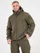 Чоловіча тактична куртка Eagle Soft Shell JA-23 на флісі 5XL Green Olive (JDT-0845336) - зображення 7