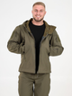 Мужская тактическая куртка Eagle Soft Shell JA-23 на флисе S Green Olive (JDT-0845329) - изображение 10