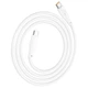 Зарядний кабель HOCO X93 Force Type-C to Type-C Cable 100W 1m White - зображення 6