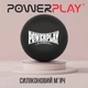 Масажний силіконовий м'яч PowerPlay PP-4354 Silicone Lacrosse Ball (6.3см.) Чорний - изображение 5