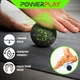 Массажний м'яч PowerPlay PP-4350 Epp Massage Ball (d8) Чорно/Зелений - зображення 7