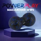 Масажний м'яч подвійний PowerPlay PP-4352 Epp foam peanut ball (d8*16cm.) Чорно/Синій - изображение 6