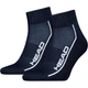 Чоловічі Шкарпетки Head ALL SPORTS PERFORMANCE QUARTER 2P темно-синій Чол 39-42 701229022-003 39-42 - зображення 1