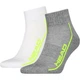 Женские Носки Head ALL SPORTS PERFORMANCE QUARTER 2P Серый, Белый 35-38 (701229022-004 35-38) - изображение 1