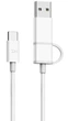 Кабель Xiaomi ZMI Combo Data Line Type-C - USB-A / Type-C / PD QC Fast Charge / 3A / 1 м (AL311) Белый - изображение 2
