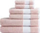 Набор 6 хлопковых полотенец Lacoste Heritage Towels 138х76 см + 76х40 см + 33х33 см Розовый (1159820547) - изображение 3