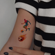 Набір "Футбол №1" із 10 дитячіх тимчасових тату по 12*7 см (football-tattoo-mini-set-1-10) - зображення 4