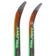 Детские беговые лыжи 120 см в комплекте с палками Zelart SK-0881-120B цвет черный-салатовый-оранжевый - изображение 6