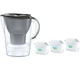 Фільтр-глечик Brita Marella MXpro графіт 2,4/1,2л + 3 шт Maxtra PRO - зображення 1