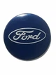 Ковпачок у диск Ford, емблема в колеса 54 мм (1 шт.) Blue-Silver - зображення 1