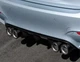 Спортивная одиночная насадка с гравировкой "M" Performance и перфорацией, Silver, карбон, 68-73 мм BMW 89 мм - изображение 7