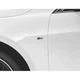 Шильдик логотип BMW "M" Performance 45 мм, для бокового крыла авто : Silver с триколором БМВ "M" - изображение 7