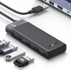 USB Хаб концентратор UGREEN CM653 4-портовий USB 3.0 5 Гбіт/с Black - зображення 2