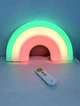 Настенный неоновый светильник - ночник в детскую с пультом NEON Радуга - изображение 1