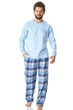 Чоловіча піжама з бавовни MNS 615 B23 Key 2XL blue (6000006101705) - зображення 1