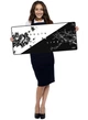 Игровая поверхность (Коврик для мышки) SHLab Сакура Black White SHM-849 (70х30 см) (30982) - изображение 2