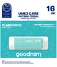 Флеш память USB Goodram UME3 Care 16GB USB 3.2 Gen1 Green (UME3-0160CRR11) - изображение 6