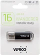 Флеш память USB Verico Wanderer 16GB USB 2.0 Black (1UDOV-M4BKG3-NN) - изображение 2