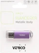 Флеш память USB Verico Wanderer 4GB USB 2.0 Purple (1UDOV-M4PE43-NN) - изображение 2