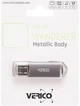 Флеш память USB Verico Wanderer 8GB USB 2.0 Gray (1UDOV-M4GY83-NN) - изображение 2