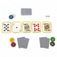 Игровой набор Покер на 120 фишек с номиналом в круглой металлической коробке Poker Chips - изображение 9