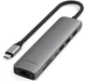 Хаб Satechi 7-in-1 USB-C Slim Multiport 4K with Ethernet Space Grey (ST-P7SM) - зображення 1