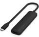 Хаб Satechi 4-in-1 USB-C Slim Multiport 4K Black (ST-P4SK) - изображение 1
