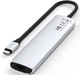 Хаб Satechi 7-in-1 USB-C Slim Multiport 4K with Ethernet Silver (ST-P7SS) - изображение 2
