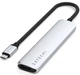 Хаб Satechi 6-in-1 USB-C Slim Multiport 4K Silver (ST-P6SS) - изображение 1