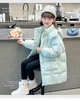 Детская зимняя куртка для девочки 146-152 А386 Mentol - изображение 4