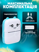 Портативный, беспроводный мини термо принтер Mini Printer с двойной улыбкой, Bluetooth, детский для фото, рисунков, этикеток, скетчей, штрихкодов, HomeGoods, Голубой - изображение 2