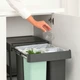 Бак для сміття Brabantia Sort&Go 10+10+20 л м'ятно-сірий 232541 (00801261) - зображення 5