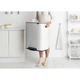 Бак для сміття з педаллю Brabantia Bo Pedal Bin 2х30 л білий 211447 (00800910) - зображення 10