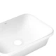 Раковина врізна прямокутна Qtap Scorpio 505х380х140 White QT1411K490WN Біла - зображення 4