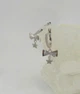 Серебряные серьги с куб. цирконами (098427/128) - изображение 4