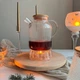 Декоративные подсвечники 3 шт набор стеклянные прозрачные - изображение 6