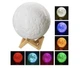 Круглый ночник-светильник 3D Луна Moon Lamp разноцветный 7892589 - изображение 3