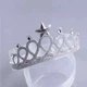 Серебриста корона пов'язка для дівчаток аксесуар для принцес на святах і фотосесіях (II) 33606 - зображення 2
